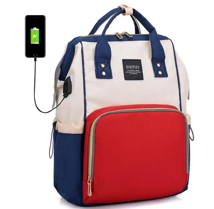 

Nappy Backpack Bag Mummy Large Capacity Bag Mom Baby Multi-function Waterproof Outdoor Travel Diaper Bags For Baby Care