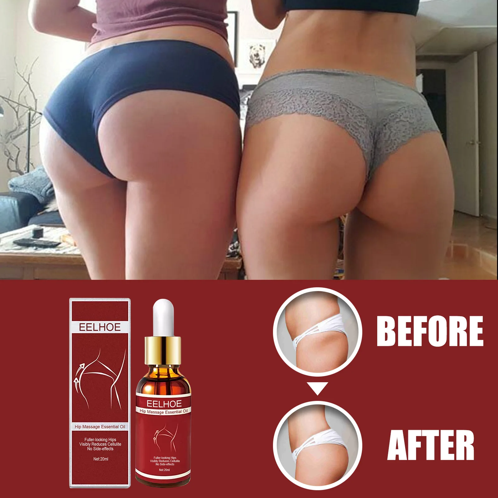 

Body care Herbal Hip Up Lift Essential Oil Natural Organic Butt Enlargement Oil