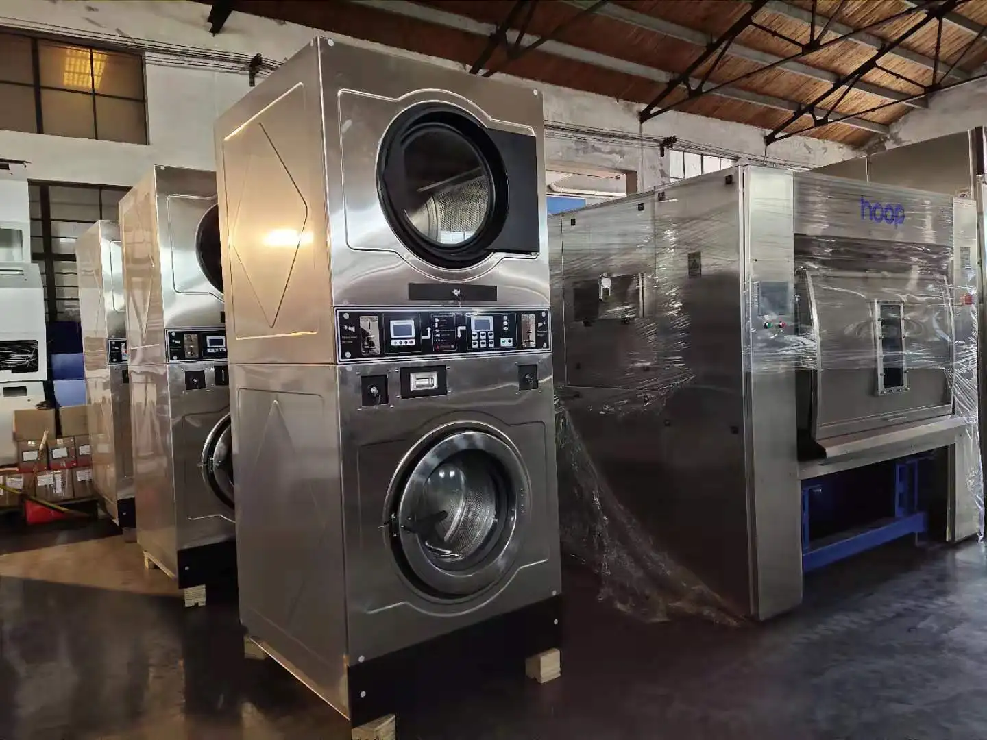 12kg Laundry Combo Washer Dryer Stacked Washing And Drying Machine