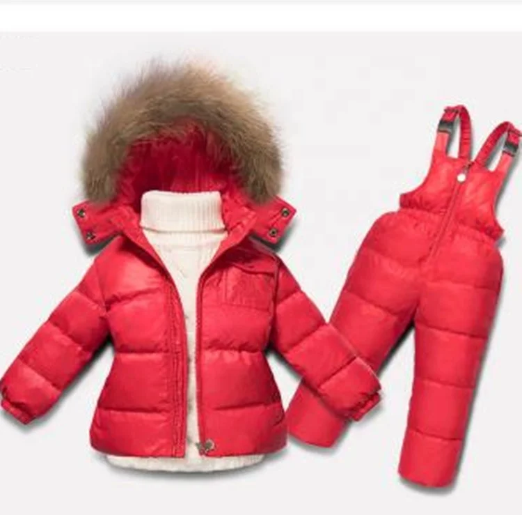 

Factory Direct High-quality Winter Thickened Warm Outdoor Ski Suit Baby Jumpsuit Jacket Suit
