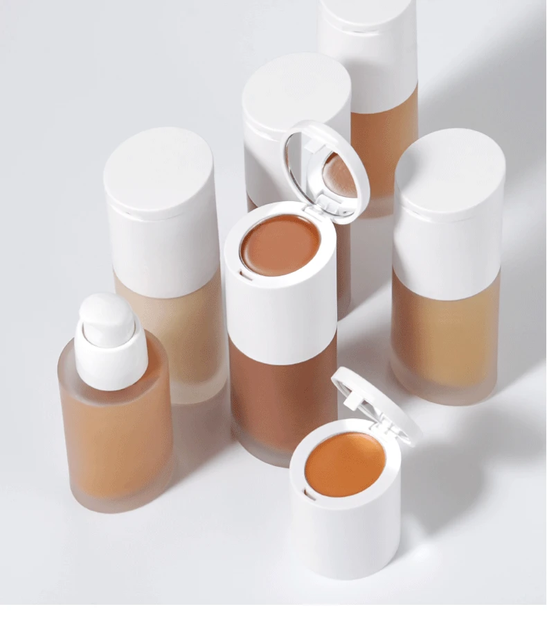 

Face Makeup Cosmetics 14 Colors Private Label Waterproof Liquid Foundation with Concealer Long-Lasting Foundation, Multi-colors