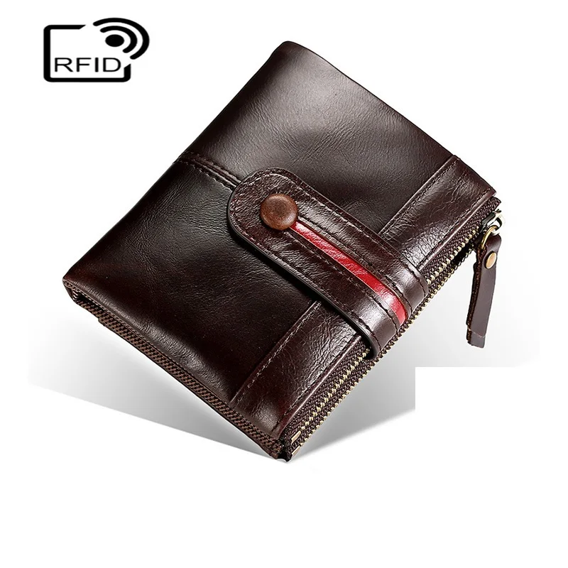 

new products 2021 China wholesale rfid men purse mans minimalist genuine leather cluth wallet custom waterproof mens, Customized color