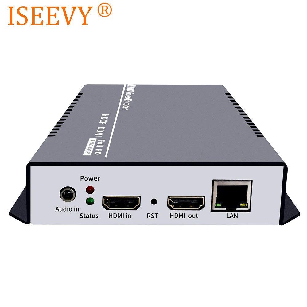 

ISEEVY H.265 H.264 HD Video Encoder with Loopout for IPTV Live Stream support SRT RTMPS RTMP RTSP UDP HTTP