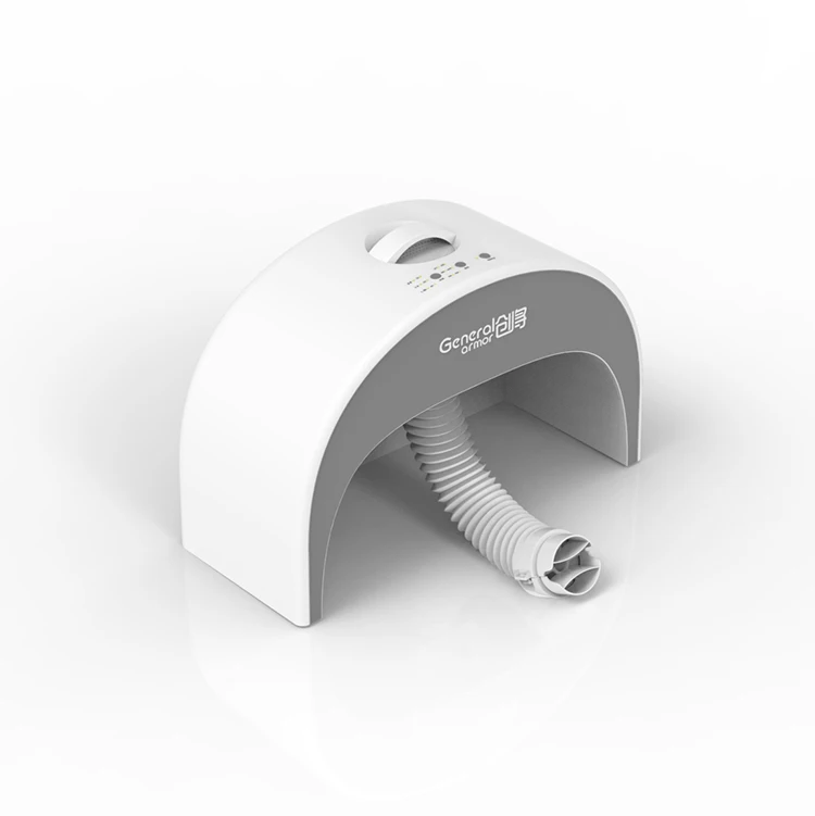 

2 in 1 Portable Heating Foot Massager Warmer and Shoe Dryer, Pink gray green