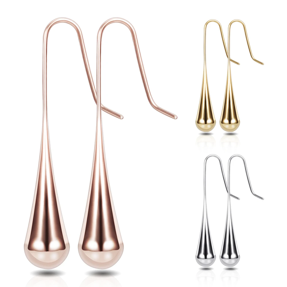 

New Pattern Stainless Steel Drop Earrings Small Fresh Fashion Stainless Steel Women Earrings Gift