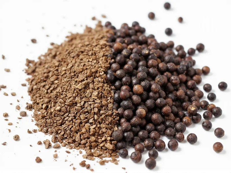 tellicherry peppercorns vs black peppercorns
