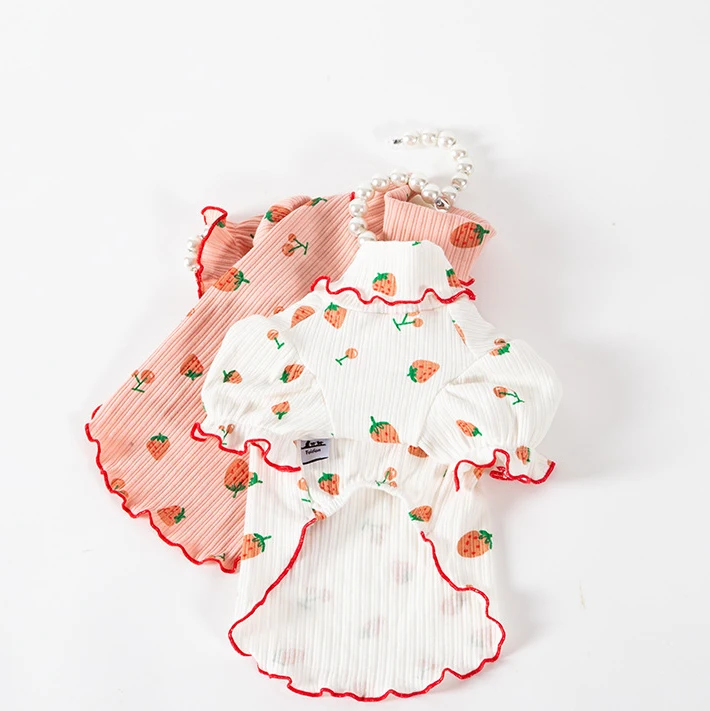 

Drop Shipping Wholesale Printed Pet Clothes Pet Summer Dress