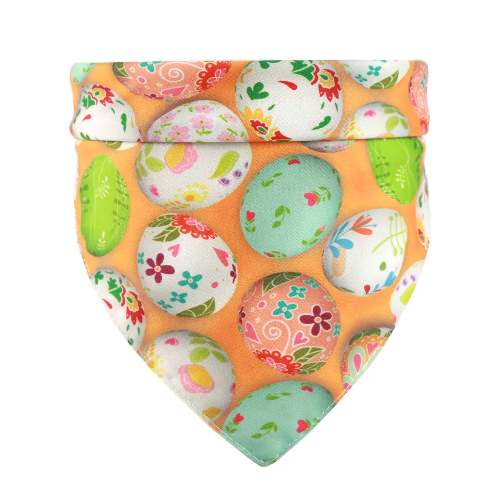 

Wholesale Festival Design Pattern Printed Cotton Pet Accessories Scarf Dog Bandanas, As pictures