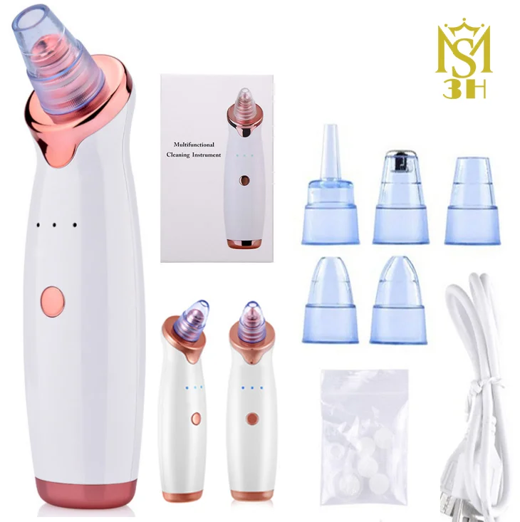 

Skin Vacuum Pore Cleanser facial acne Remover Cleaner Suction Deep Cleansing Whitehead Extractor Stick Vaccum Blackhead Removal