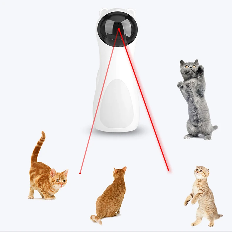 

2022 Eco Friendly Electric Automatic Smart Interactive Movement Dog Cat Red Pointers Teaser Laser Pet Toys