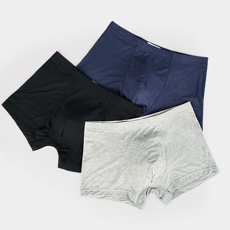 Hot OEM ODM Men Stretch Underwear Antibacterial Boxer Short Underwears For Adult Men