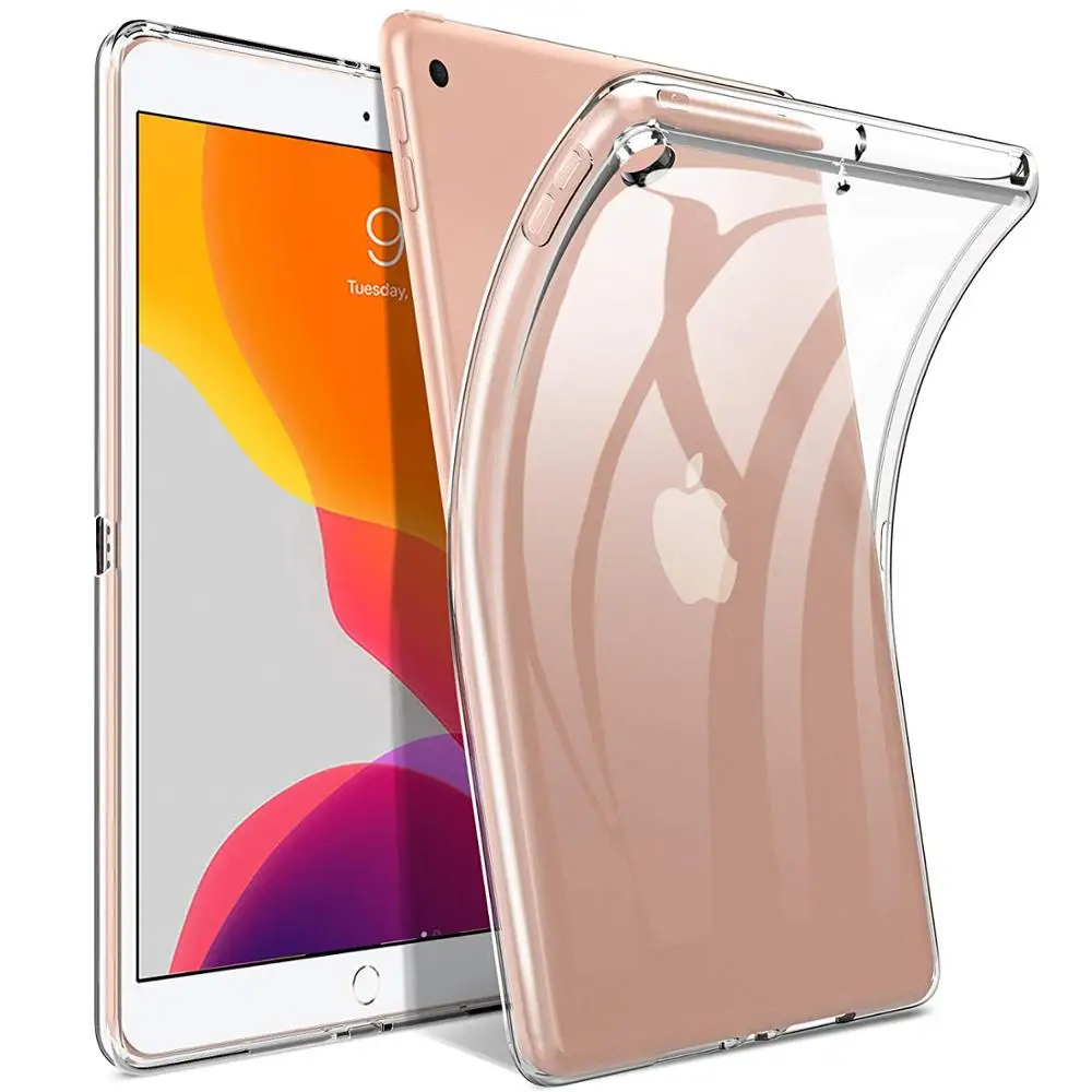 

New Arrivals Crystal Clear TPU Case for iPad 10.2, for iPad 10.2 inch Transparent Soft TPU Case
