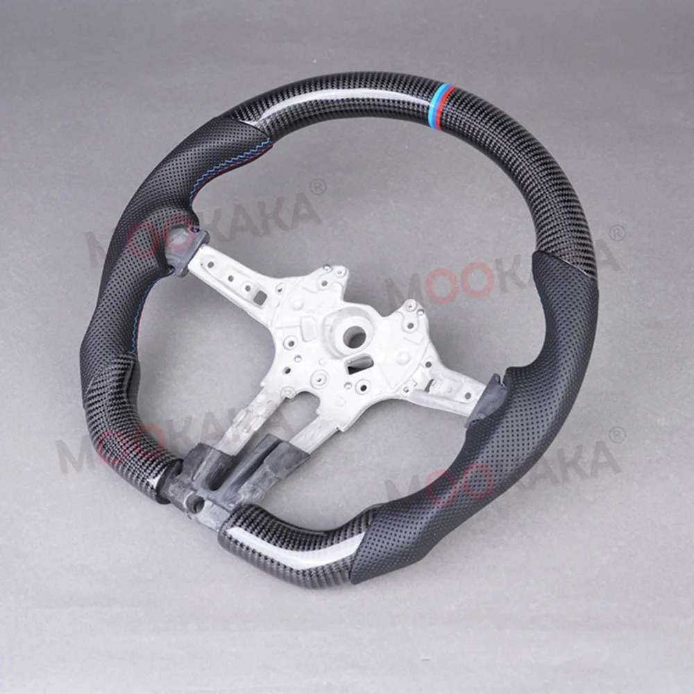 

Fit For Bmw G80 G81 G82 G83 G84 F90 X7 M3 M4 M5 M8 Car Carbon Fiber Led Steering Wheel