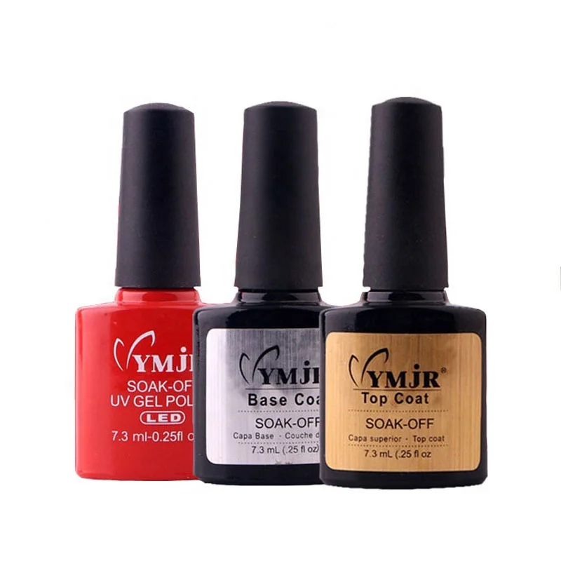 

YMJR uv gel 3pcs set nails polish base coat and top coat for nails
