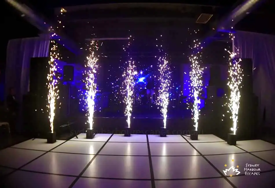 oem safe dmx stage effect fire spark machine for event show
