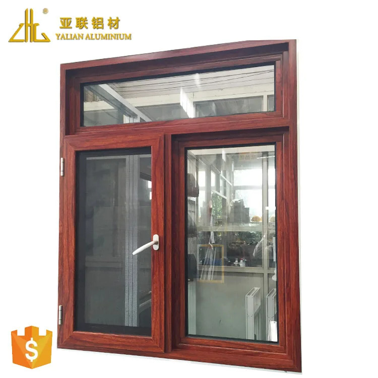 Wood Effect Aluminium Windows Doors Profile,Samples Of Finished