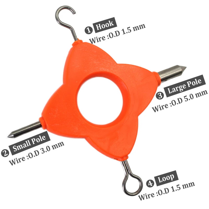 SK Carp Fishing Knot Pull Tool Knot Hook Puller for Carp Fishing Rig Tackle