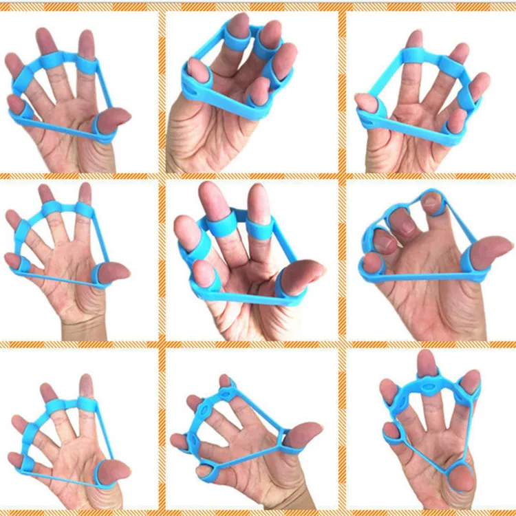 2cm 5.5 1 PCS Household Silicone Wrist Stretcher Finger Exercise Trainer 9 