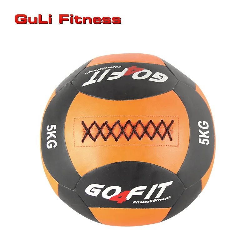 

Guli Fitness Home Wall Medicine Ball Soft Wall Balls Exercise Ball Weightlifting For Core Training And Cross Training, Balck + orange or customized