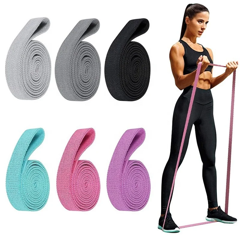 

3 Pack Long Resistance Bands Set Fabric for Women Elastic Fitness Bands for Working Out Pull up Assist Exercise Butt and Legs