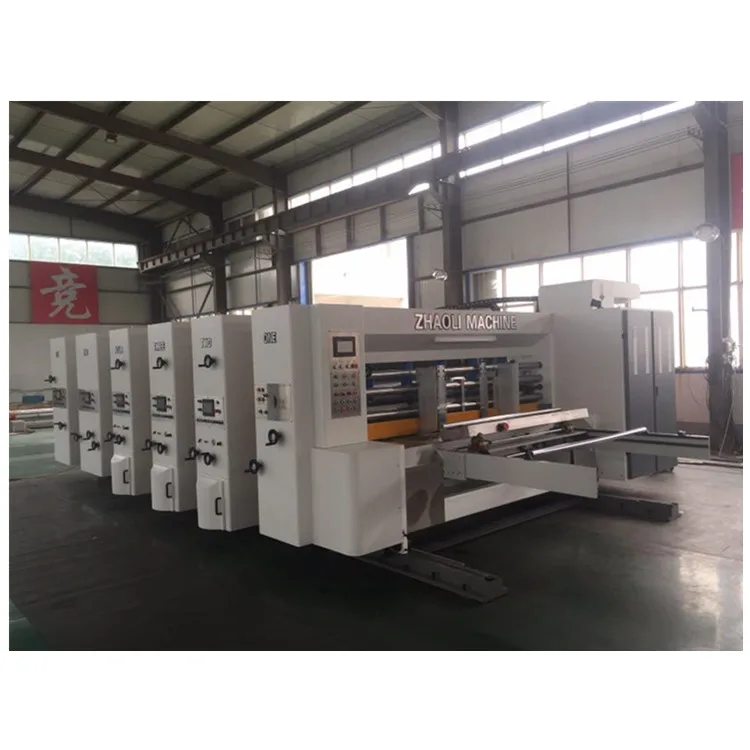 
Fully automatic corrugated cardboard machine printing slotting die cutting gluing machinery 