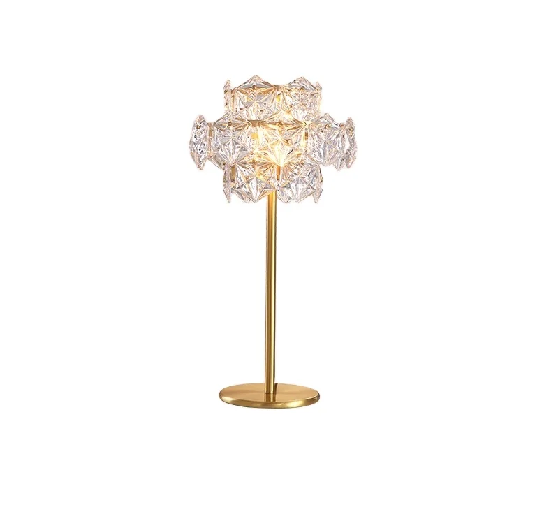 Oneyi-145 Crystal bedside table lamp luxury crystal led reading lamp