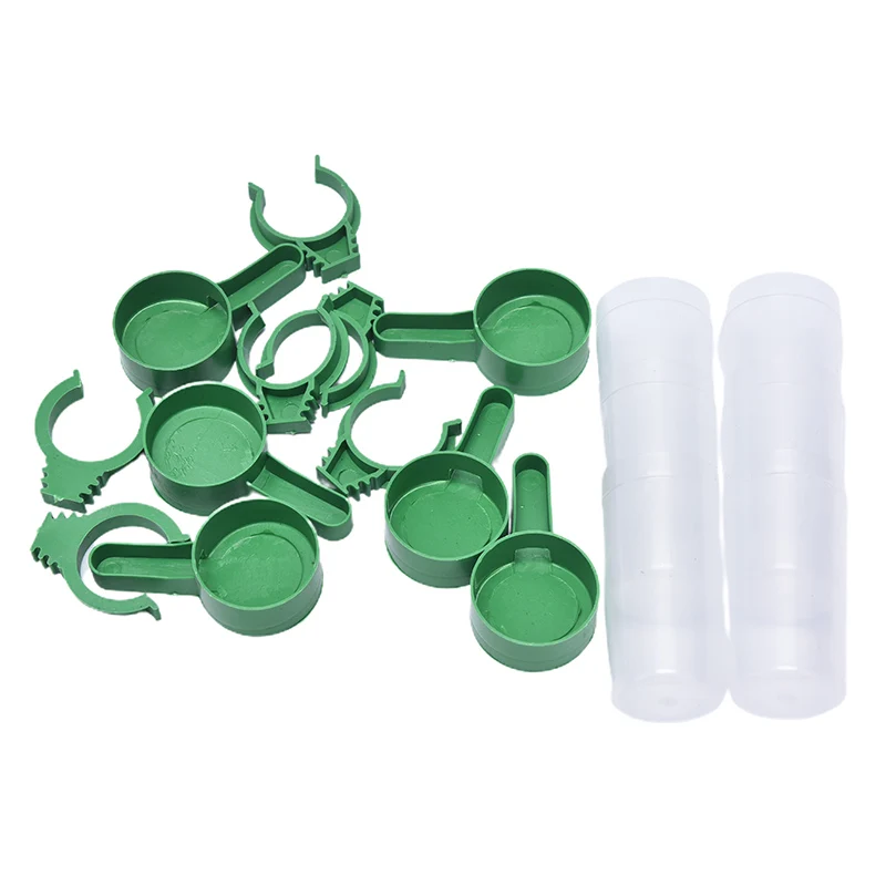 

6PCS Bird Water Drinker Feeder Automatic Drinking Fountain Pet Parrot Cage Bottle Drinking Cup Bowls Pet Bird Supplies Dispenser