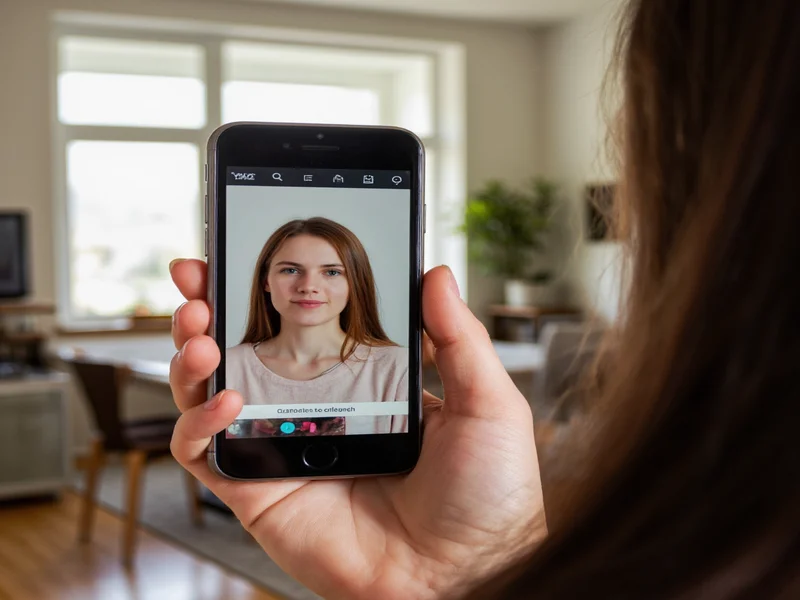 DIY passport photo setup with smartphone and natural lighting