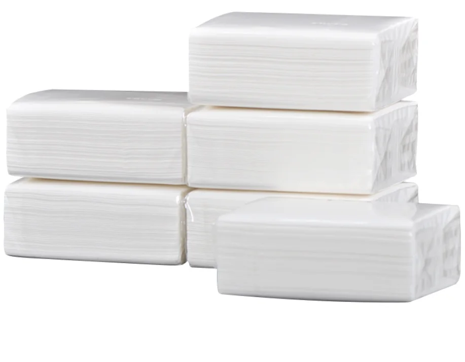 

China Manufacturer High Quality Eco-friendly Interfolded Facial Tissue Paper Soft Touch Tissue, Natural white