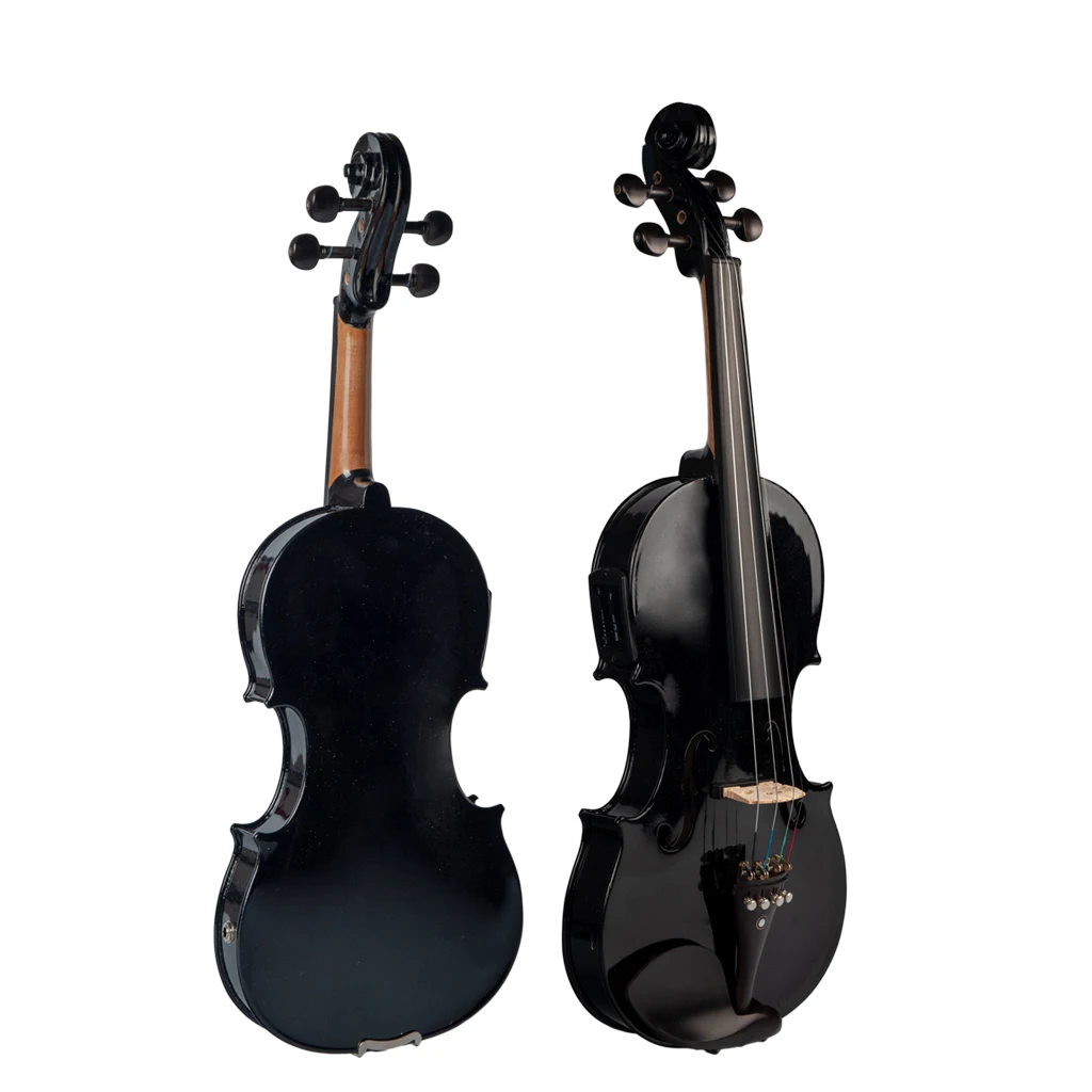 Naomi 4/4 Acoustic Electric Violin Fiddle Eq Violin With Ebony Accessories Buy Violin,Violin