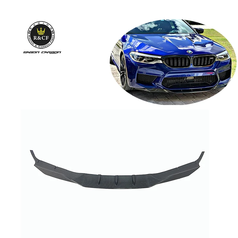 

F90 M5 Front Lip R Style Front Bumper Splitter Lip Spoiler For BMW M5 F90 SEDAN 18-20