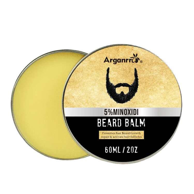 

Custom scent moisturizing and softening biotin beard balm with Cocoa butter And Vitamin E, Yellow