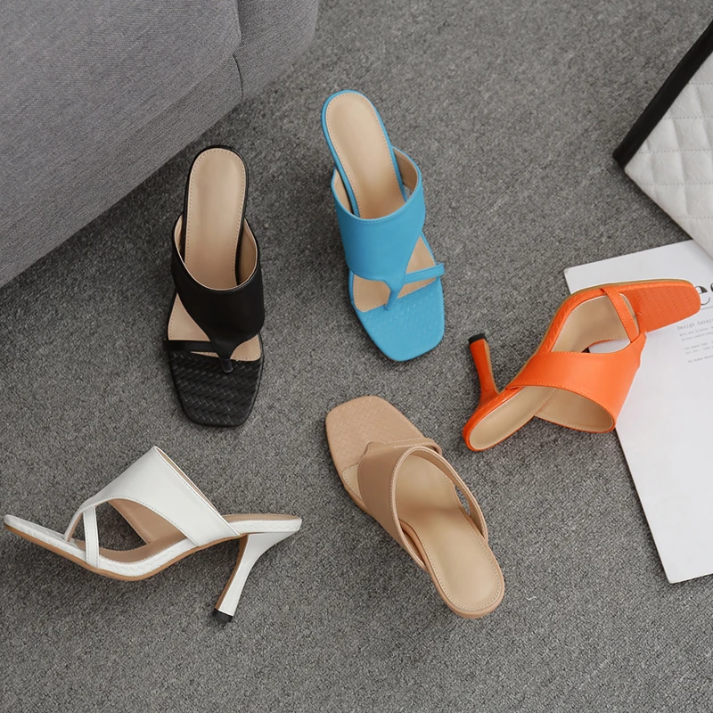 

2021 spring and summer fashion clip toe sandal 5 colors into 35-42