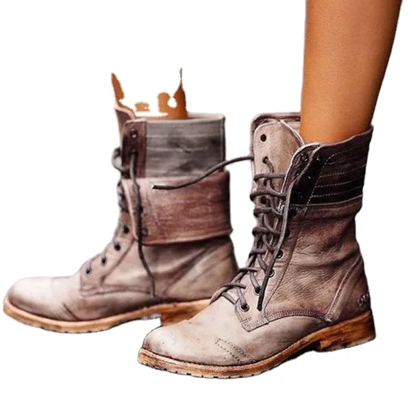 

Amazon is selling hot style plus-size Roman women's middle boots, As shown in figure