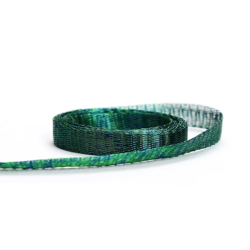 

6mm Italian Wire Mesh Ribbon Can Be Pleated Straightened Twisted, Colors customized