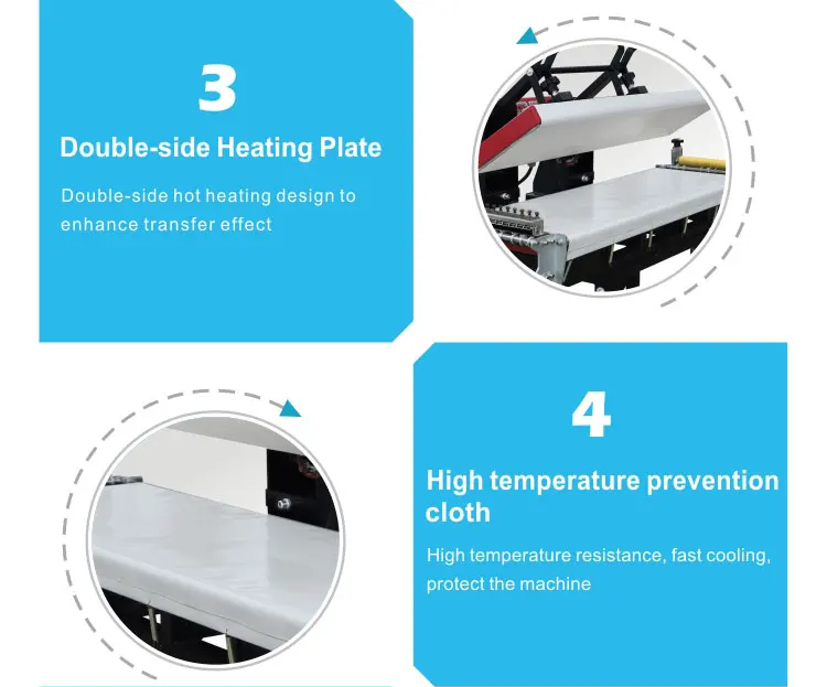 Double Heating Lanyard Sublimation Heat Press Transfer Machine 25x100cm