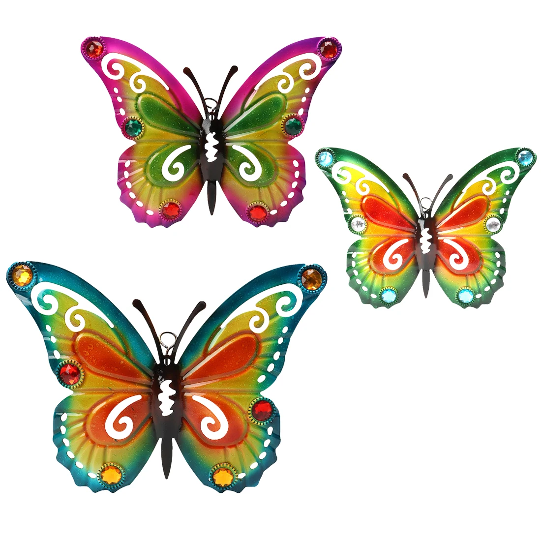 

Time Slow inspired decoration Hanging indoor and outdoor suitable for gardens courtyards environmental Art butterfly
