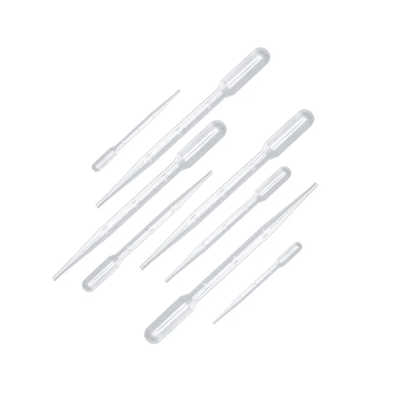 

Customized Factory Price Disposable 1ml 3ml 5ml Plastic Pasteur Pipettes Transfer Pipette