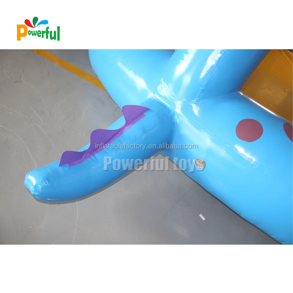 The inflatable dinosaur pool float outdoor kids swimming pool
