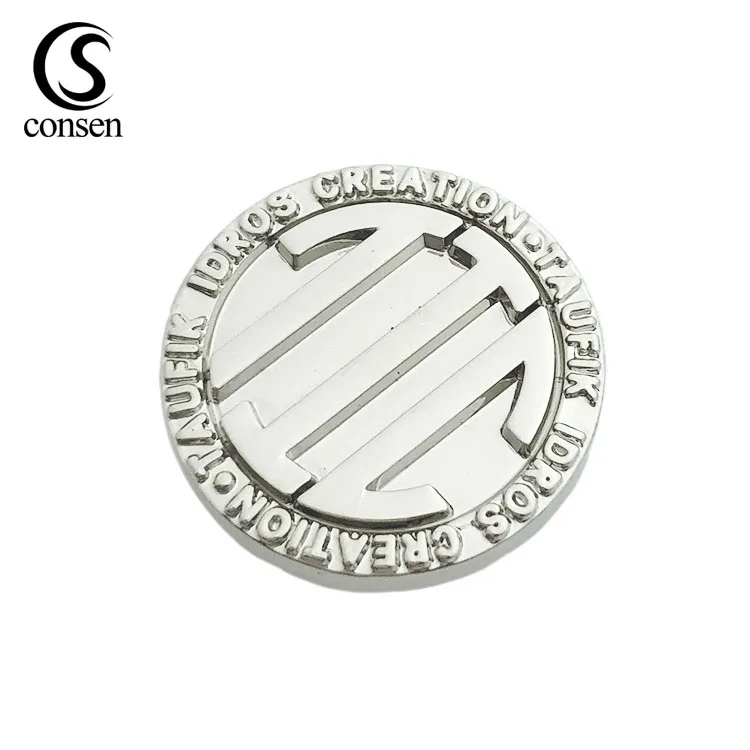 Custom made brand logo engraved jeans buttons and rivets