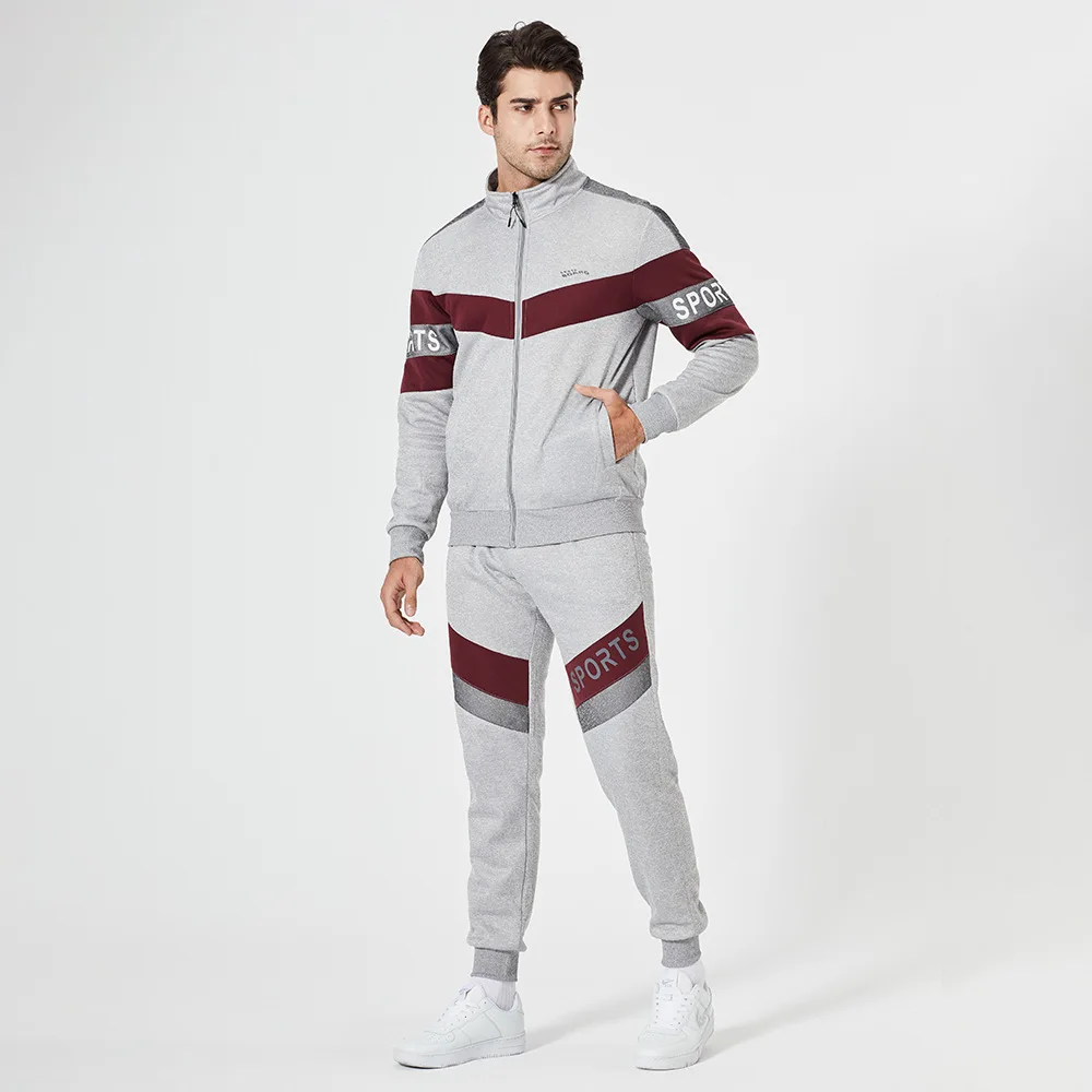 

Factory Wholesale OEM Men Sweatsuit Men Tracksuits Custom Logo Custom Sweatsuit Men, Picture shows