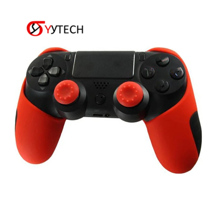 

SYYTECH PS4 SLIM PRO Thickened Protective Sleeve Plus Rocker Cap PS4 Handle Silicone Sleeve for controller