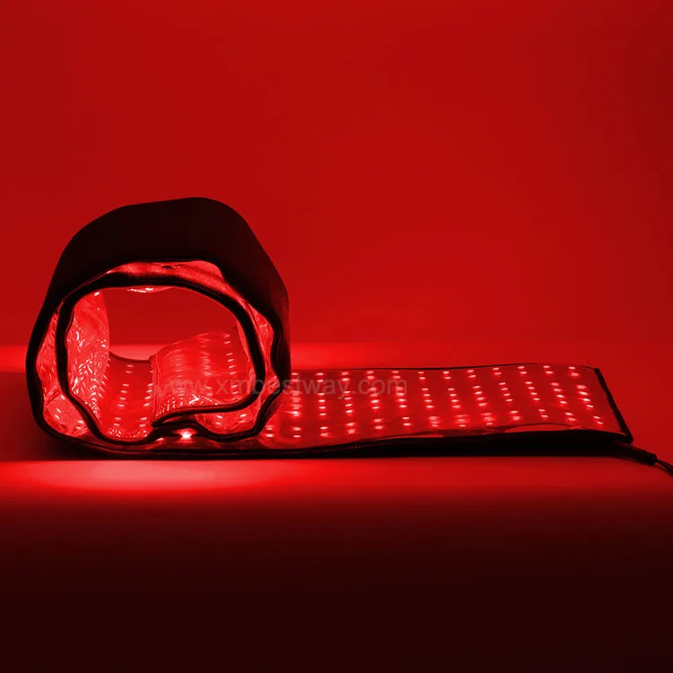 

Large body led red therapy belt 635nm 850nm red light therapy for losing weight, Black