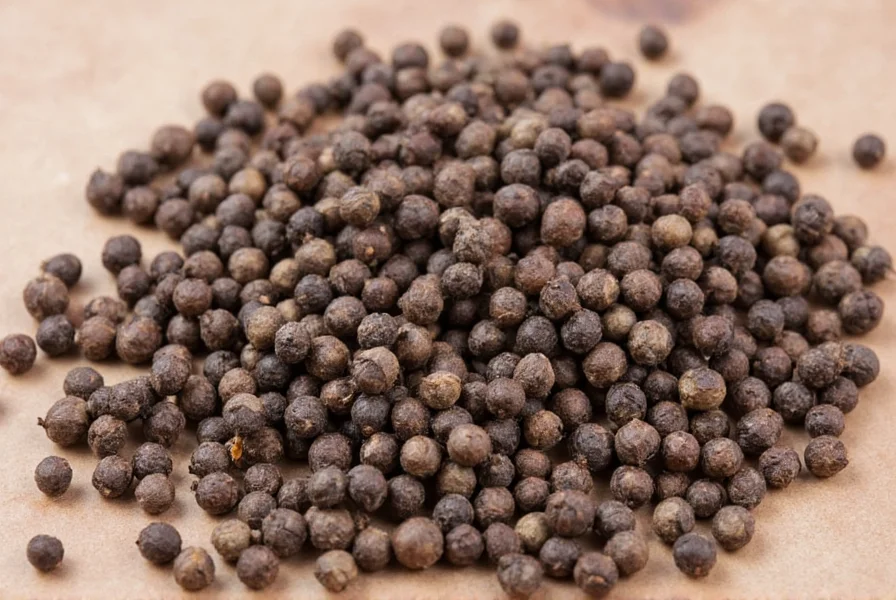 Black pepper being freshly ground over a healthy salad