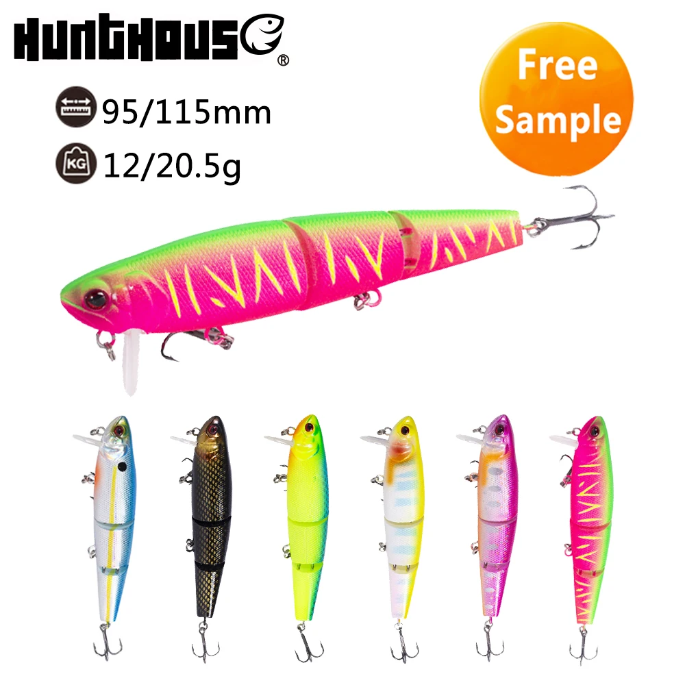 

artificial fishing lure long tongue hard minnow lure, Vavious colors