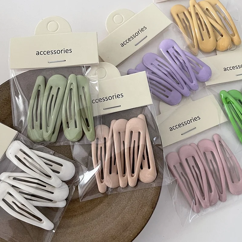 

5 PCS a set BB clip hair accessories Colored hairpin Personalized bangs clip