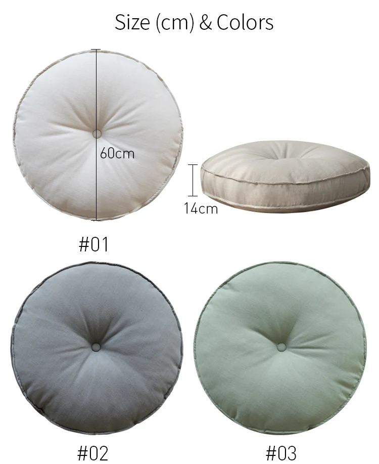 big round cushions