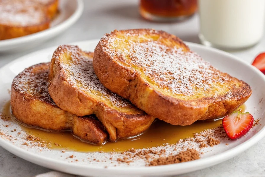 Stack of Cinnamon French Toast with Berries