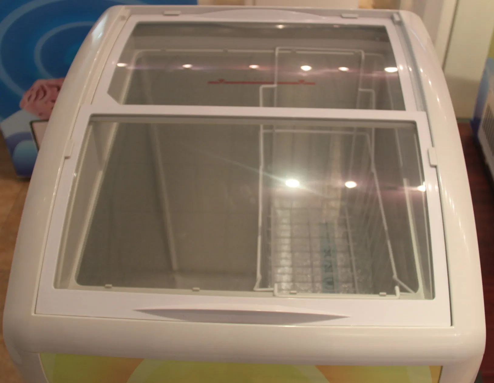 iPEGTOP Vriezer Opbergorganizer Mand, Wire Food Organizers Mand, Huishoudelijke Bin Mand met Handgrepen voor Keukenkasten, Bijkeuken, Diepvriezer, Badkamer, Kasten, Set van 3 Wit