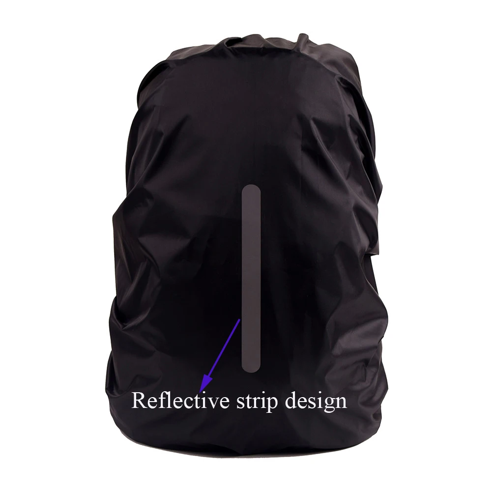 

Custom logo reflective safety Outdoor Camping Hiking 10-70L Waterproof School backpack bag rain cover